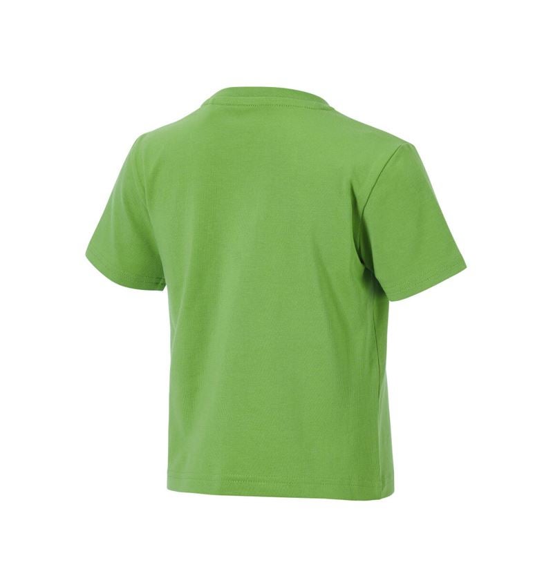 Clothing: T-shirt e.s.e:pic, children's + seagreen/chestnut 4