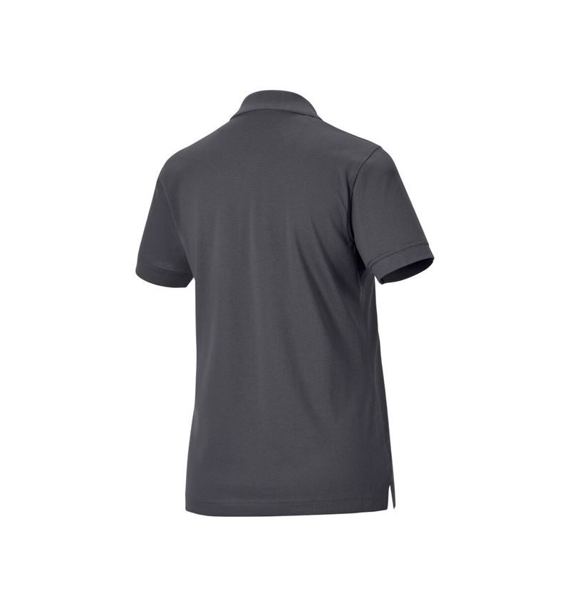 Clothing: Pique-Polo e.s.industry, ladies' + anthracite 3