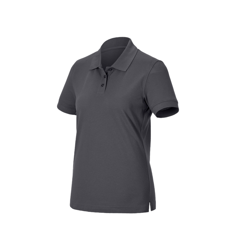 Clothing: Pique-Polo e.s.industry, ladies' + anthracite 2