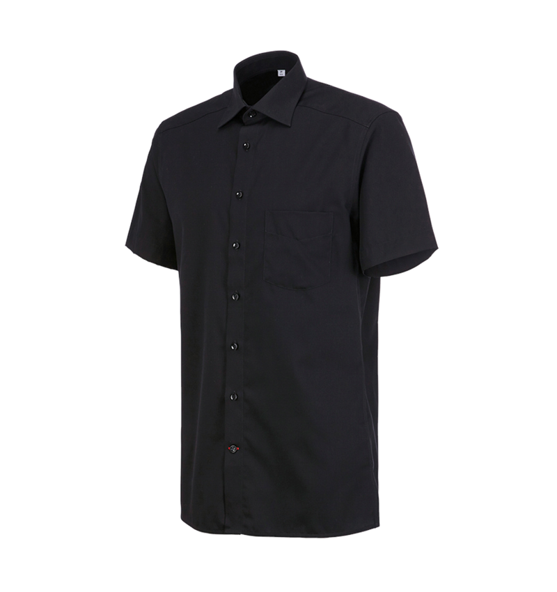 Shirts, Pullover & more: Business shirt e.s.comfort, short sleeved + black 2