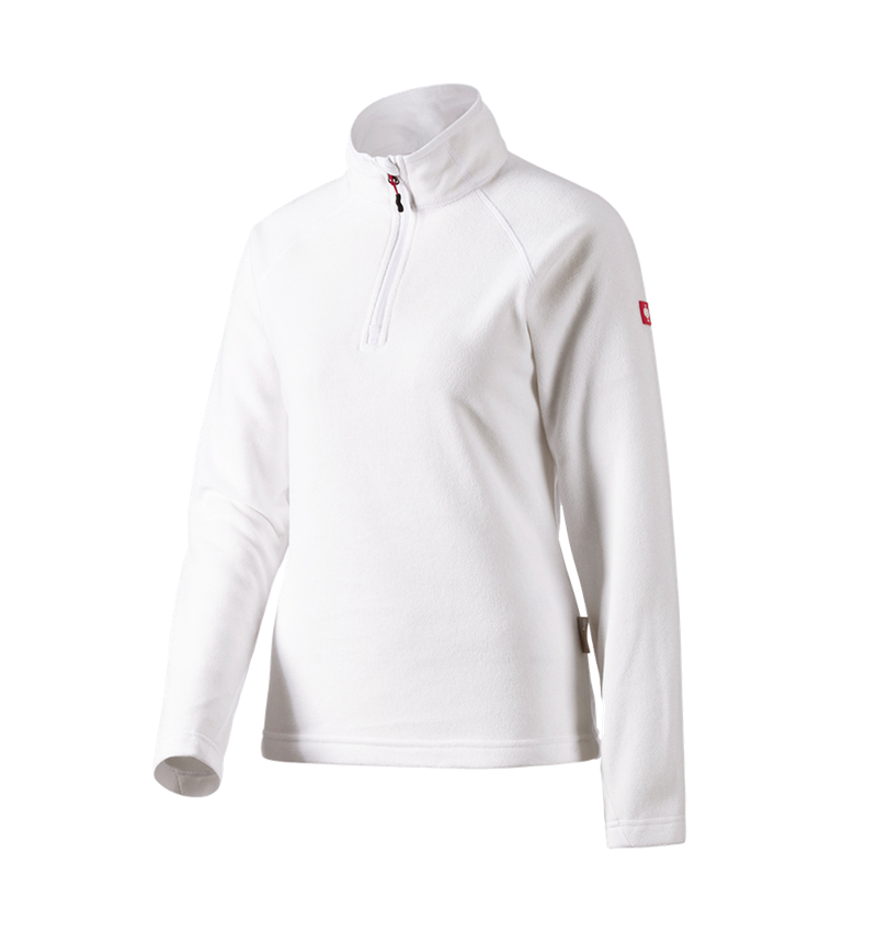 Shirts, Pullover & more: Ladies' Microfleece troyer dryplexx® micro + white 2