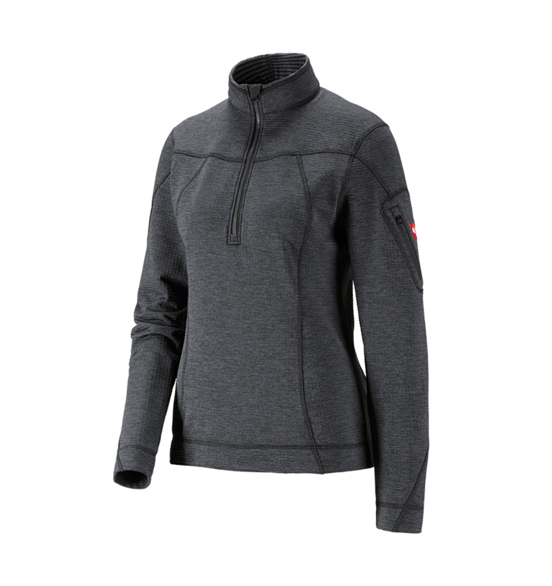 Shirts, Pullover & more: Troyer climacell e.s.dynashield, ladies' + graphite melange 1