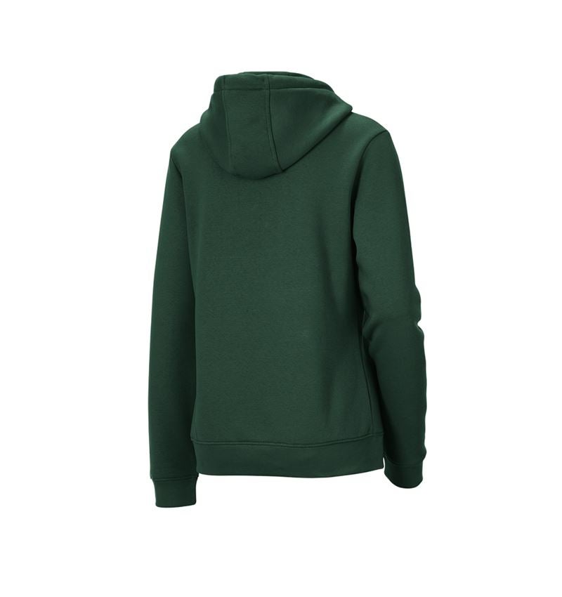 Shirts, Pullover & more: e.s. Hoody-sweatshirt poly cotton, ladies' + green 3