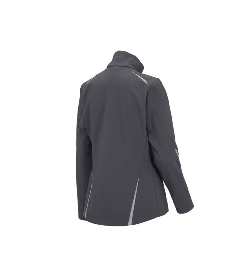Work Jackets: Softshell jacket e.s.motion 2020, ladies' + anthracite/platinum 3