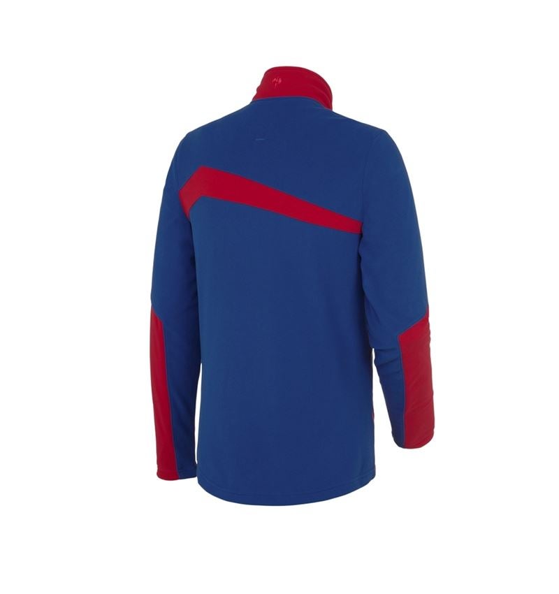 Work Jackets: Fleece jacket e.s.motion 2020 + royal/fiery red 1
