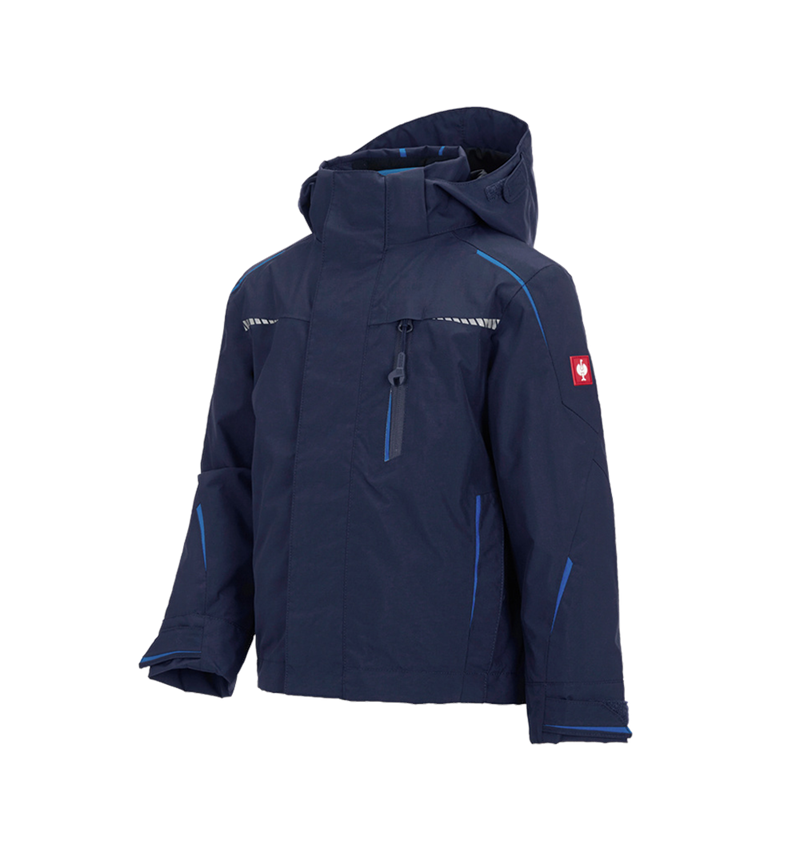 Jackets: 3 in 1 functional jacket e.s.motion 2020,  childr. + navy/atoll 2