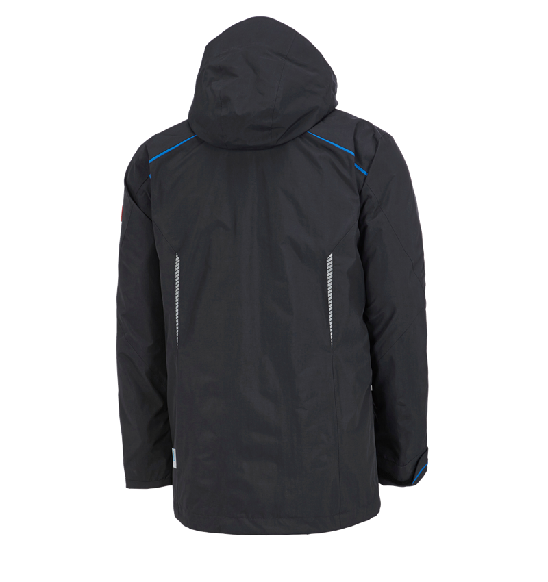 Work Jackets: 3 in 1 functional jacket e.s.motion 2020, men's + graphite/gentianblue 5