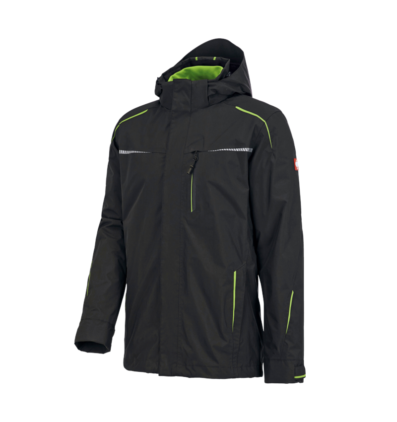 Topics: 3 in 1 functional jacket e.s.motion 2020, men's + black/seagreen 5