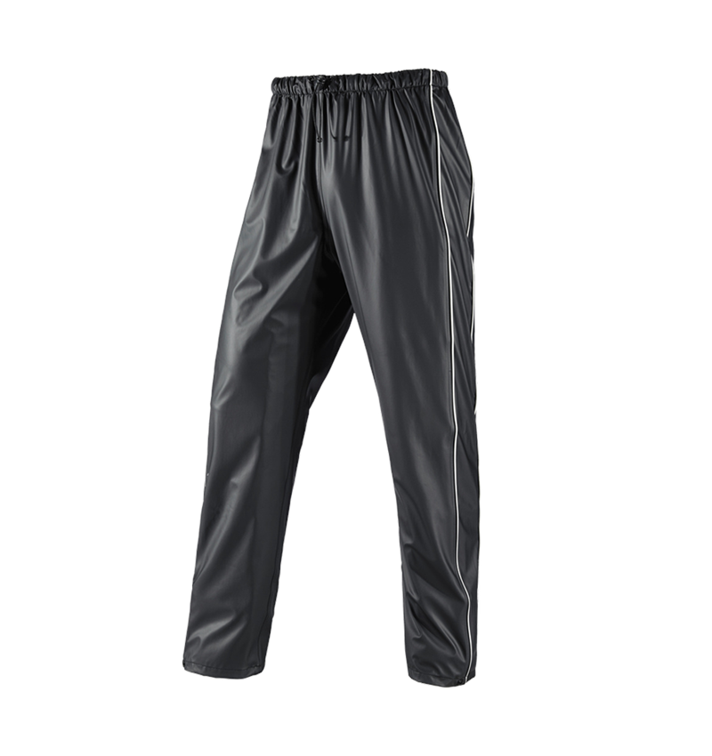 Work Trousers: Rain trousers flexactive + black 2