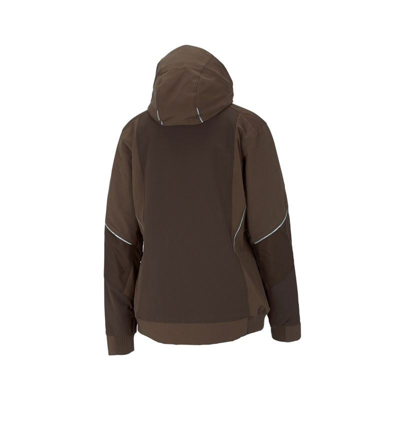 Work Jackets: Winter functional jacket e.s.dynashield, ladies' + hazelnut/chestnut 3