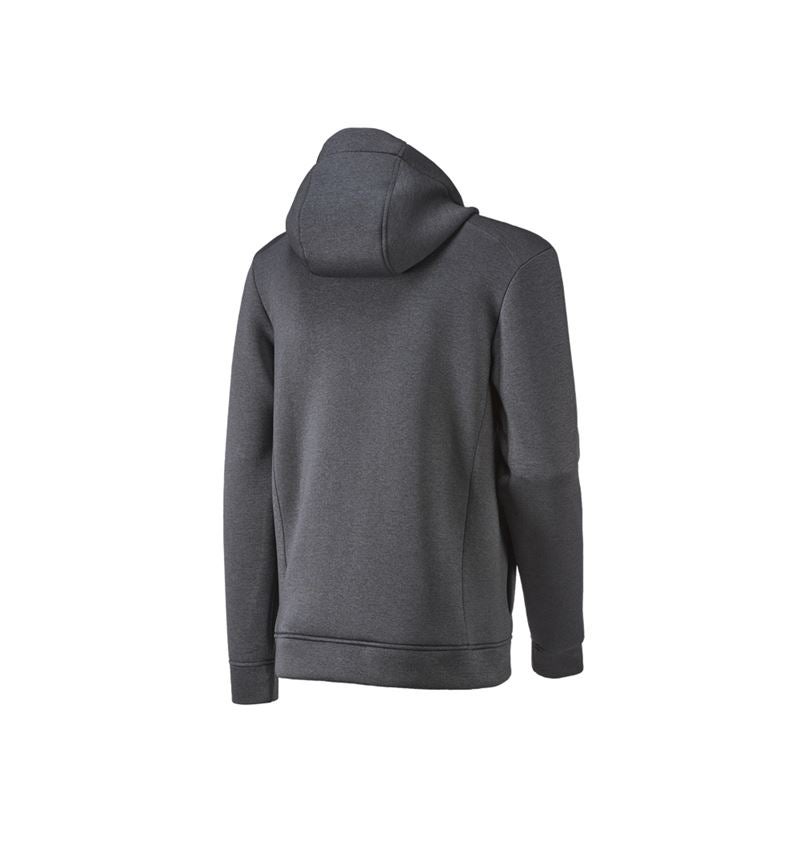 Topics: Hooded jacket climafoam e.s.dynashield + graphite melange 3