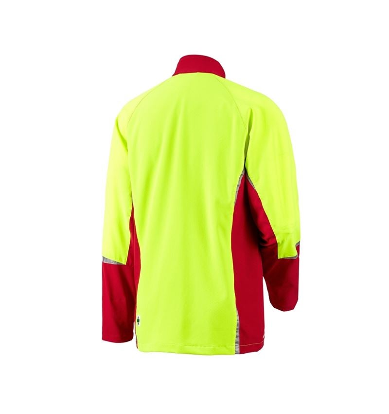 Work Jackets: e.s. Forestry jacket, KWF + red/high-vis yellow 4