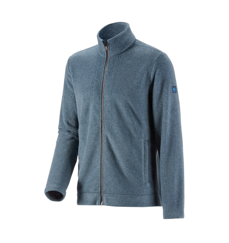 Work Jackets: Fleece jacket e.s.vintage + arcticblue melange 2