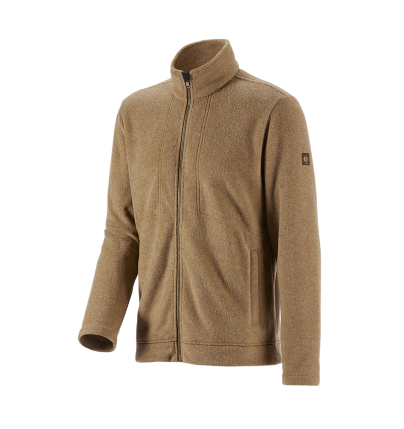Work Jackets: Fleece jacket e.s.vintage + sepia melange 3