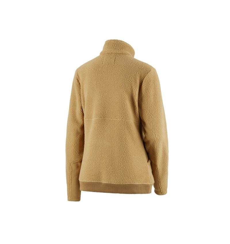 Work Jackets: Faux fur jacket e.s.vintage, ladies' + sepia 3