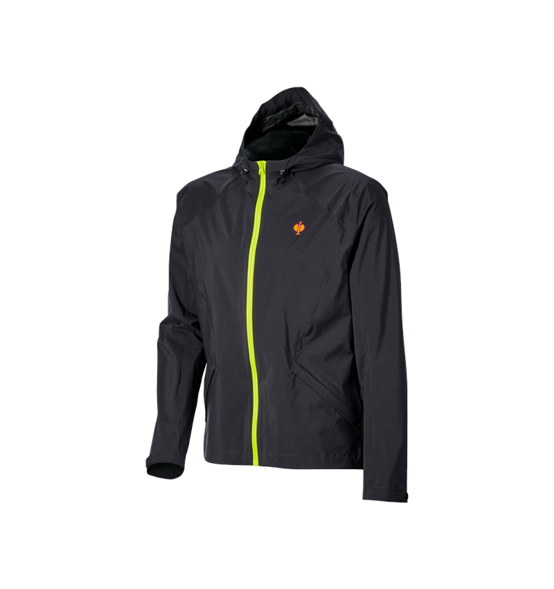 Clothing: Windbreaker light-pack e.s.trail + black/high-vis orange/high-vis yellow 1