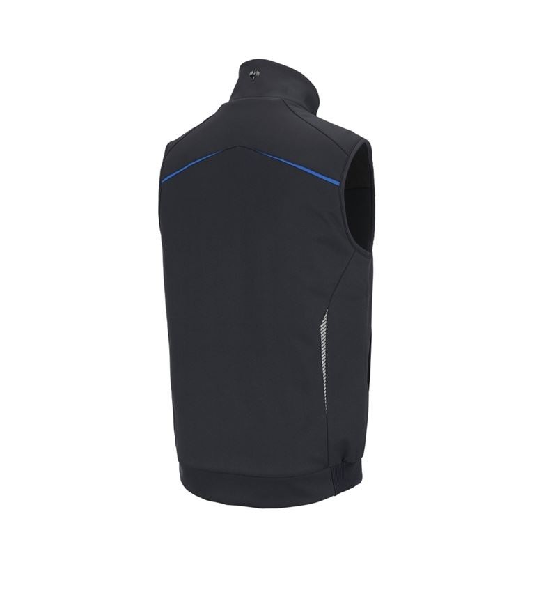 Work Body Warmer: Winter softshell bodywarmer e.s.motion 2020 + graphite/gentianblue 7