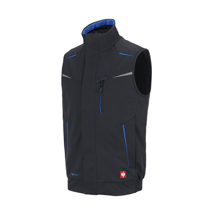 Work Body Warmer: Winter softshell bodywarmer e.s.motion 2020 + graphite/gentianblue 6
