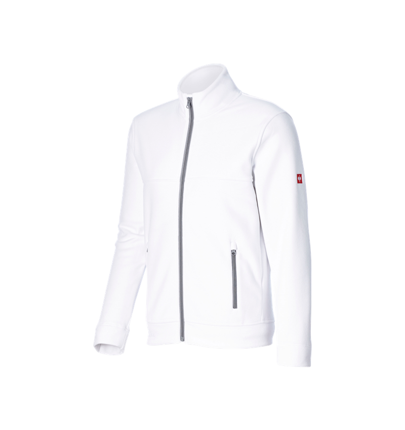 Work Jackets: Jacket double climafoam e.s.line.core + white/platinum