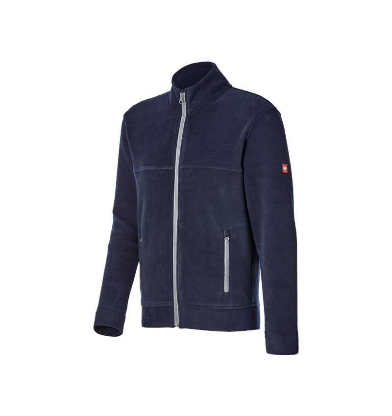Work Jackets: Jacket double climafoam e.s.line.core + navy/platinum