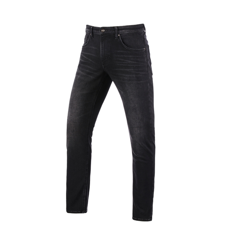Work Trousers: e.s. 5-pocket jeans jog-denim + blackwashed 2