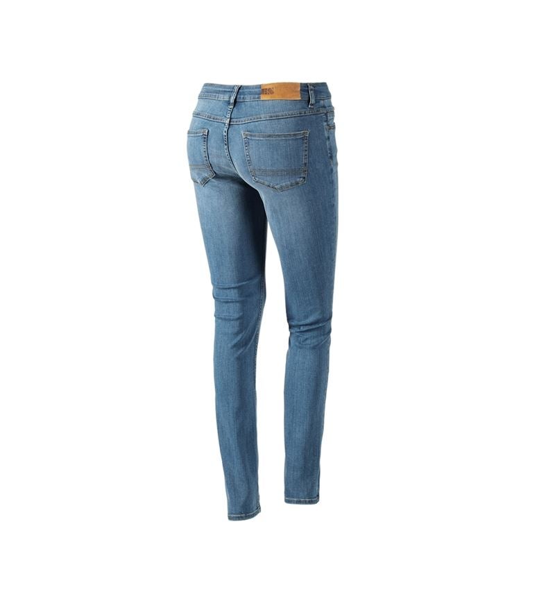 Work Trousers: e.s. 5-pocket stretch jeans, ladies' + stonewashed 6