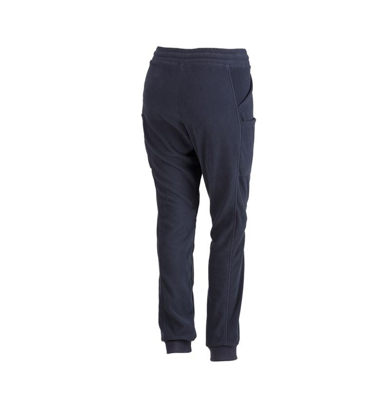 Accessories: e.s. Fleece Trousers, ladies' + navy 4