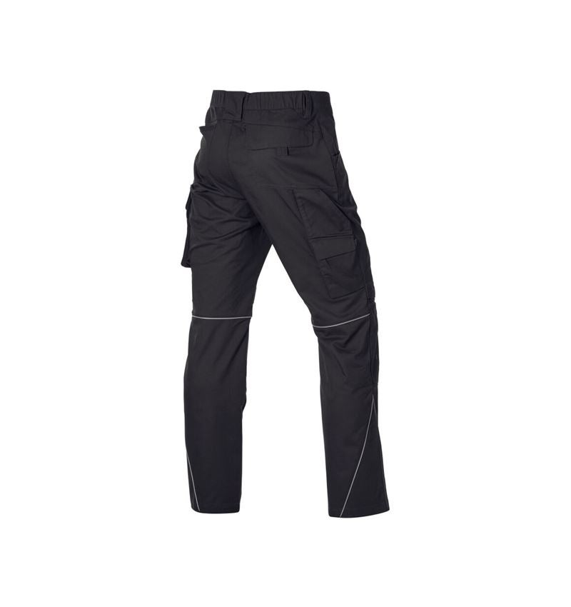 Work Trousers: Winter trousers e.s.line.core + black/platinum 6