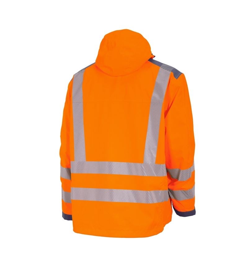 Work Jackets: High-vis functional jacket e.s.prestige + high-vis orange/grey 2