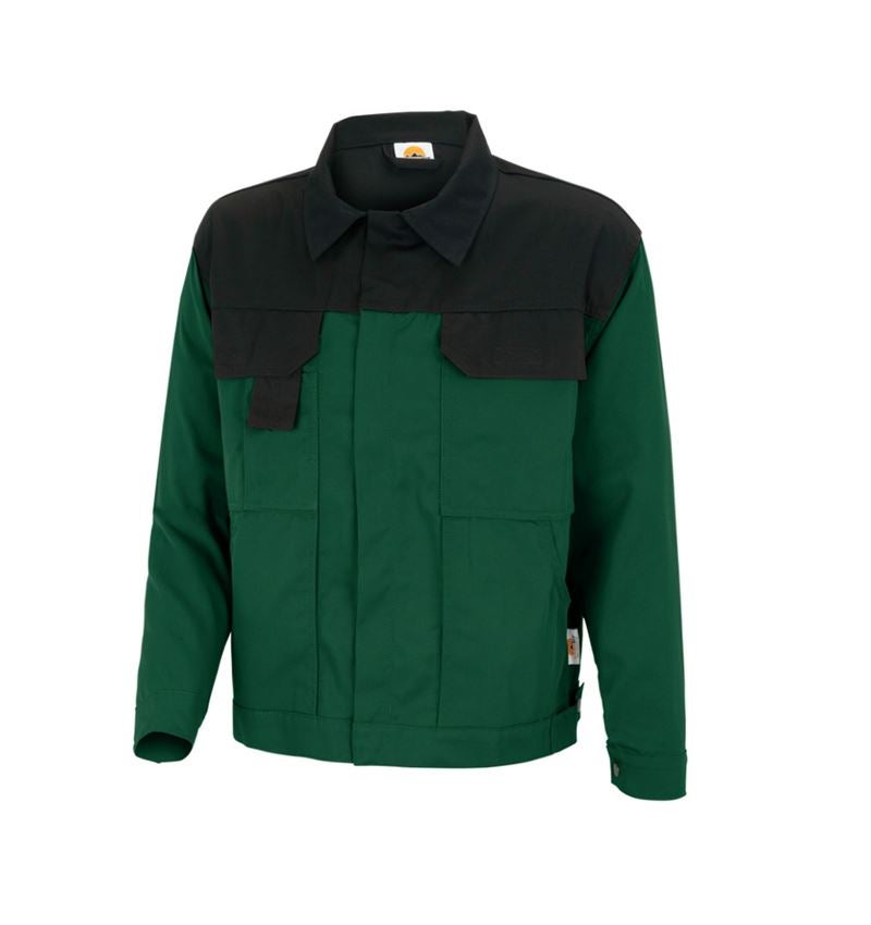 Work Jackets: STONEKIT Work jacket Odense + green/black