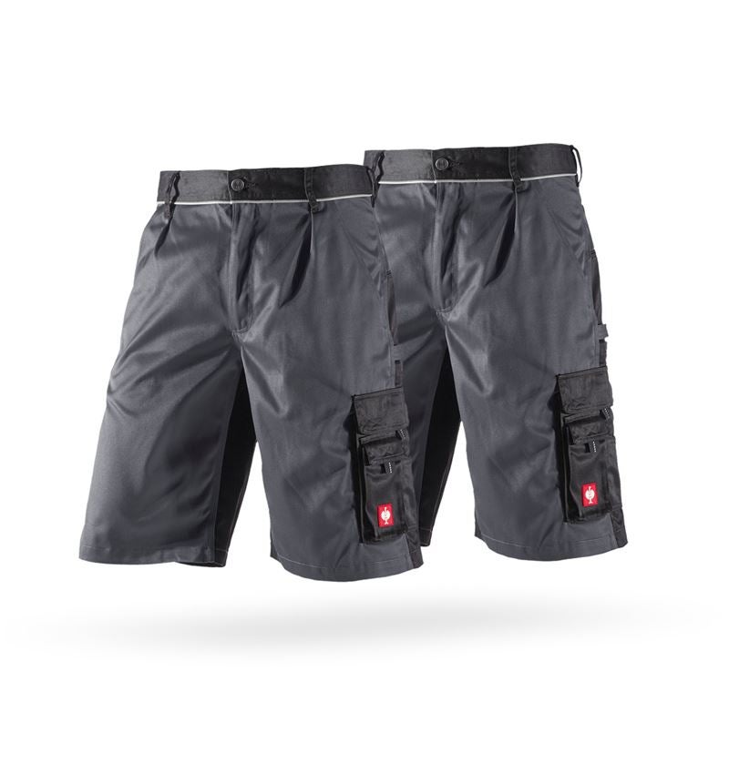 Clothing: Combo-Set: 2x Shorts e.s.image + grey/black