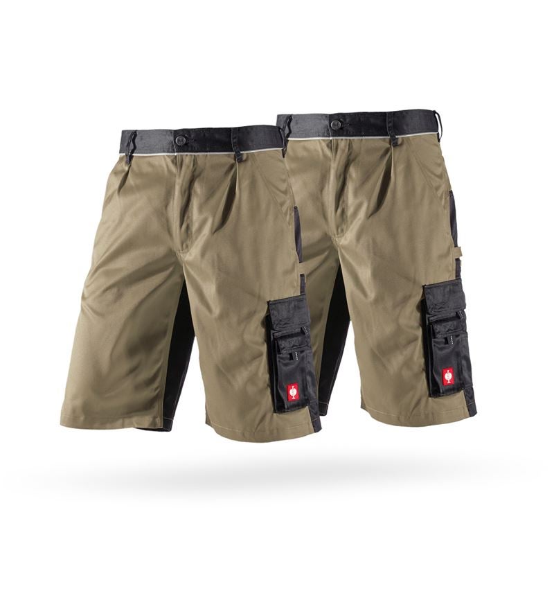 Clothing: Combo-Set: 2x Shorts e.s.image + khaki/black