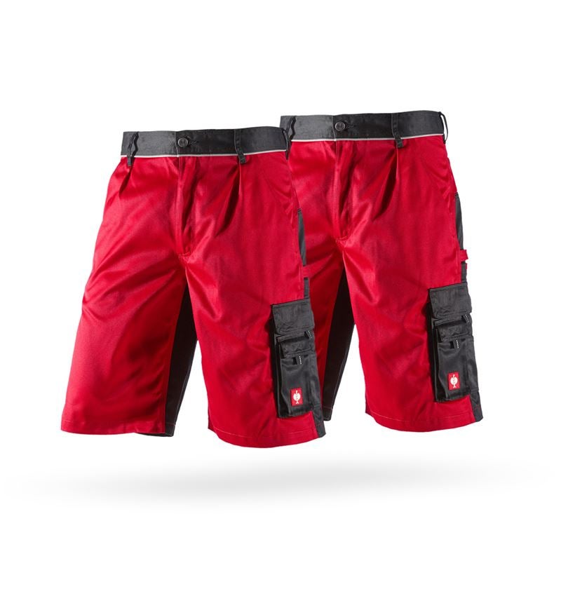 Clothing: Combo-Set: 2x Shorts e.s.image + red/black