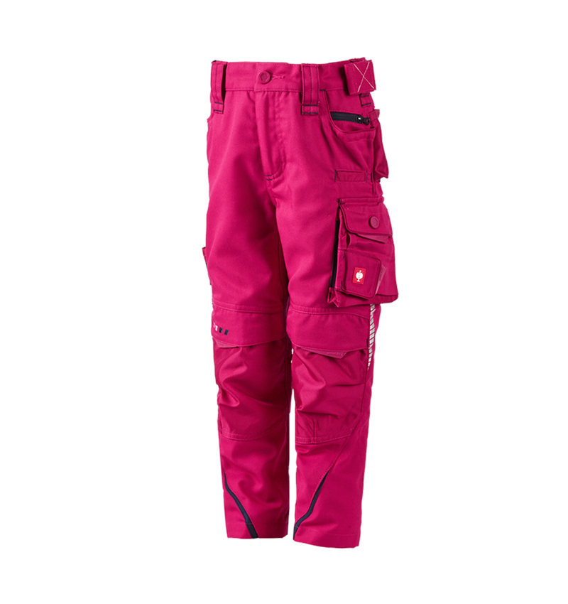 Trousers: Trousers e.s.motion 2020, children's + berry/navy 4