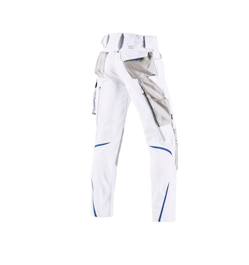 Work Trousers: Trousers e.s.motion 2020 + white/gentianblue 6