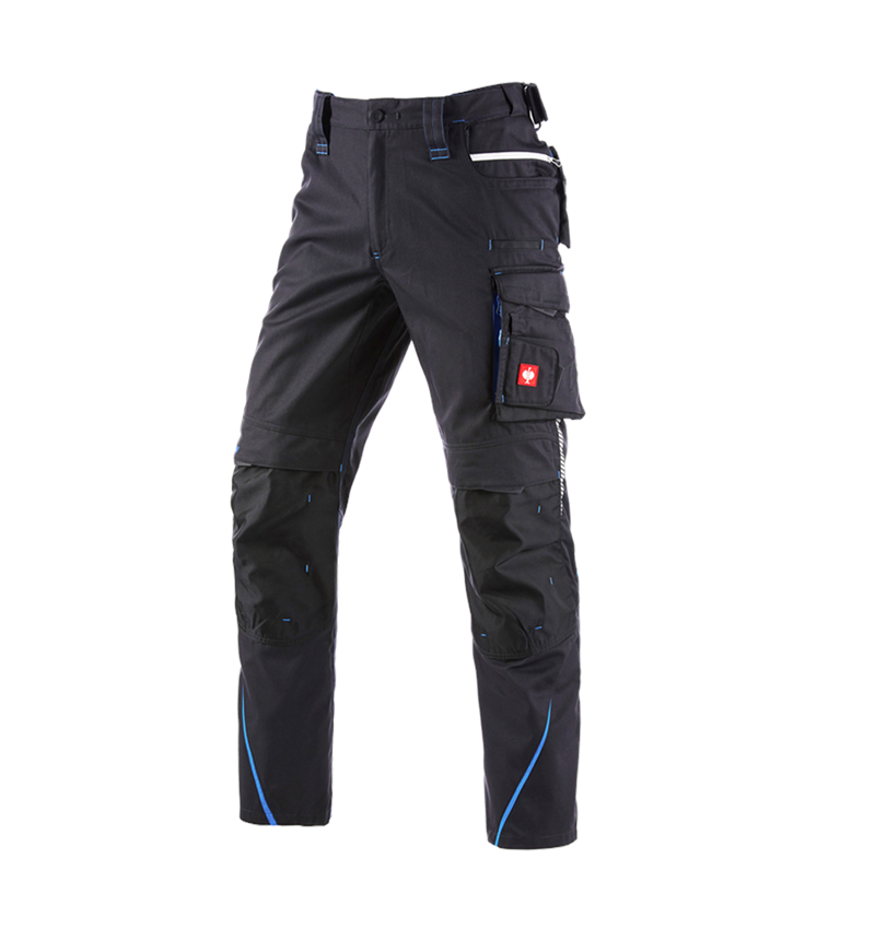Work Trousers: Trousers e.s.motion 2020 + graphite/gentianblue 7
