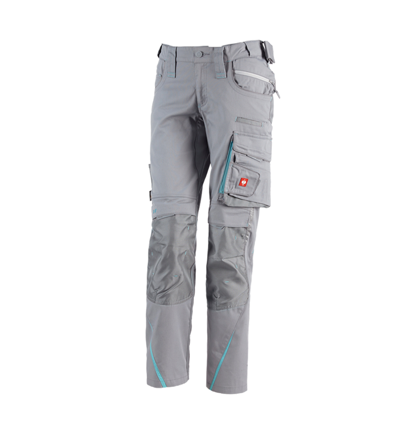Work Trousers: Ladies' trousers e.s.motion 2020 + platinum/capri 4