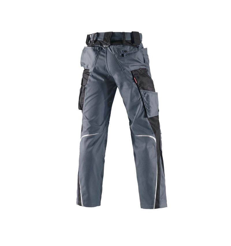 Work Trousers: Trousers e.s.motion Winter + grey/black 9