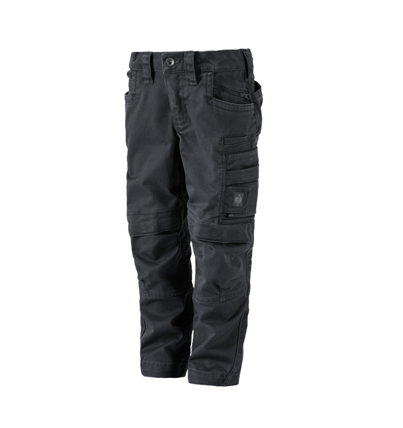 Trousers: Trousers e.s.motion ten, children's + oxidblack 1
