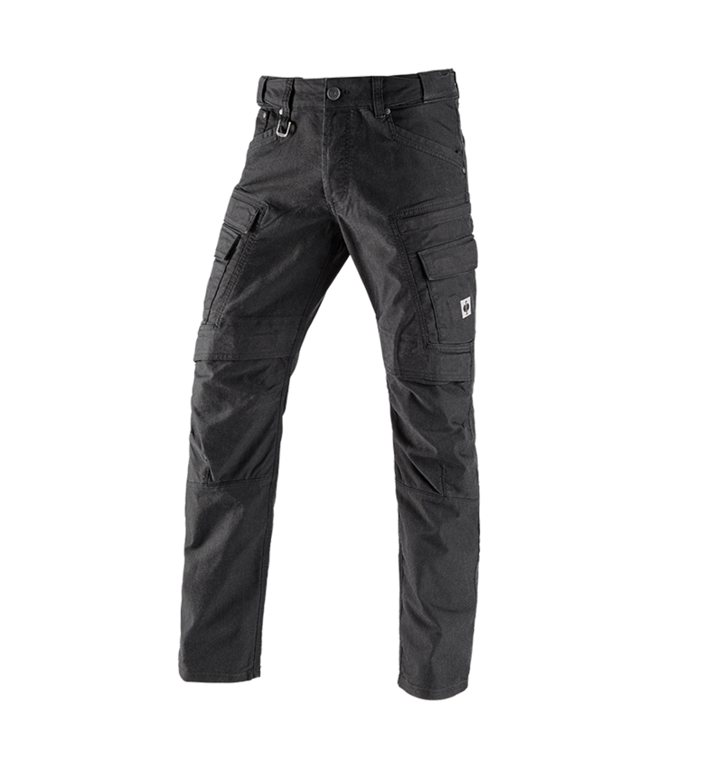 Work Trousers: Worker cargo trousers e.s.vintage + black 5