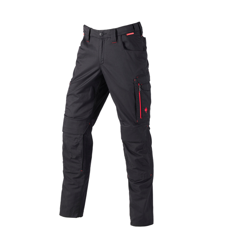 Work Trousers: Trousers e.s.concrete light allseason + black 2