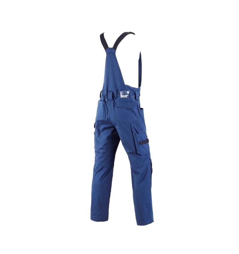 Work Trousers: Bib & Brace e.s.concrete solid + alkaliblue 3