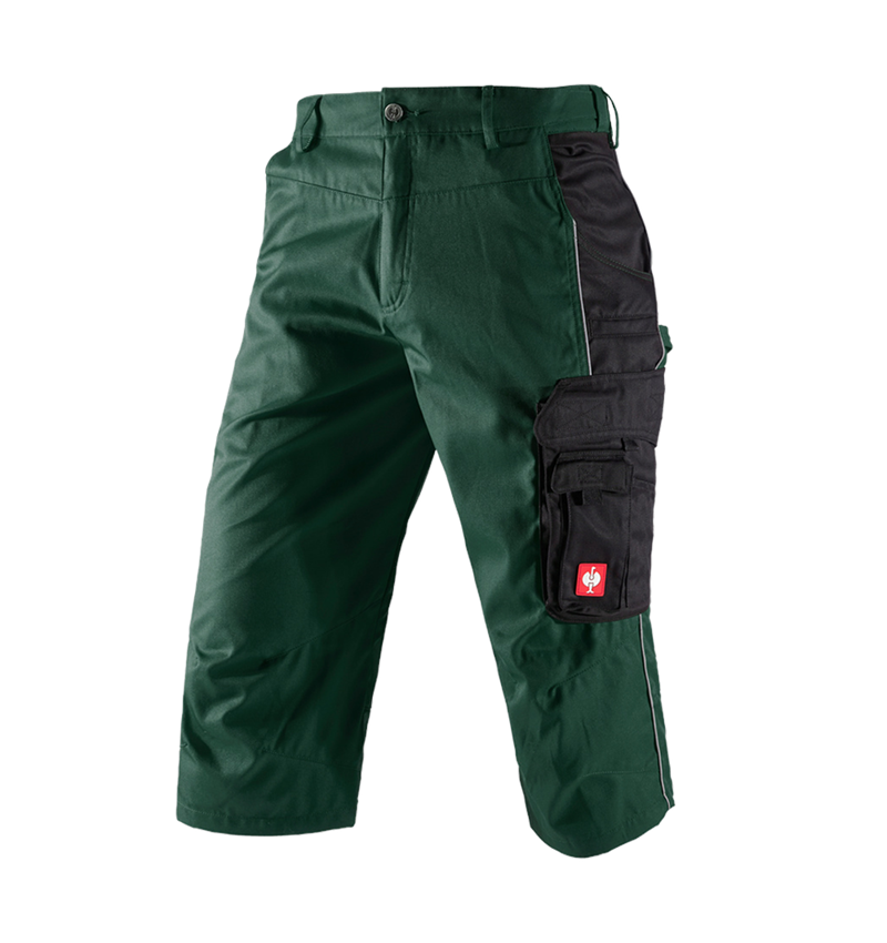 Work Trousers: 3/4 length trousers e.s.active + green/black 2