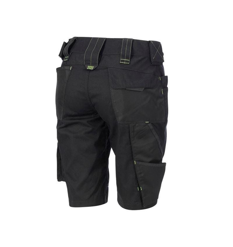 Work Trousers: Shorts e.s.motion 2020, ladies' + black/seagreen 4