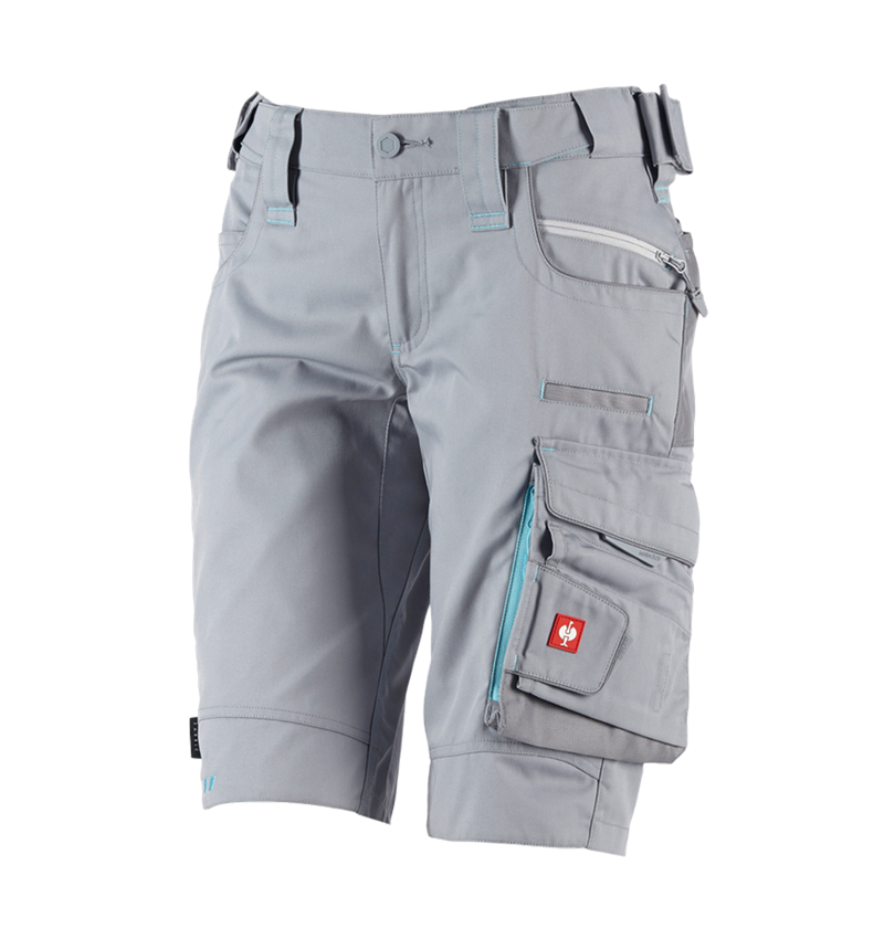 Work Trousers: Shorts e.s.motion 2020, ladies' + platinum/capri 2