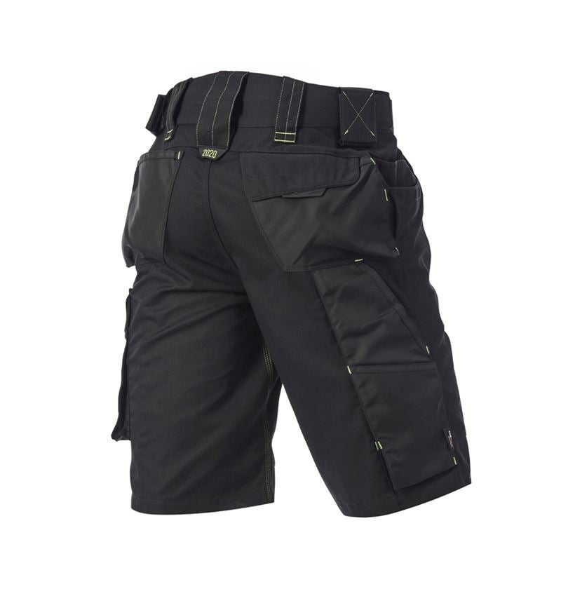 Work Trousers: Shorts e.s.motion 2020 + black/seagreen 6