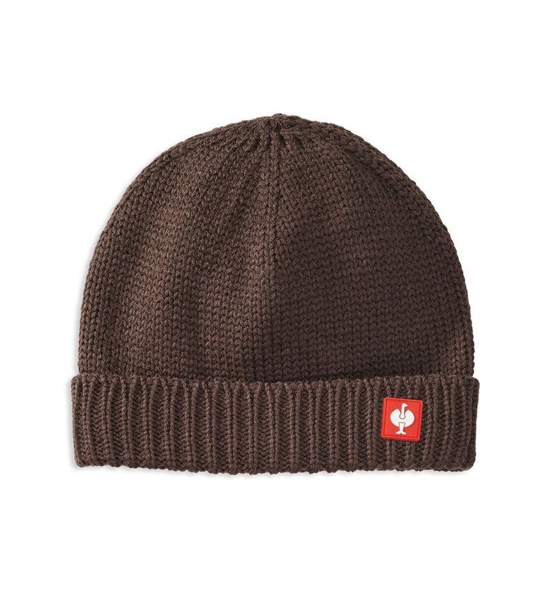 Winter accessories: Knitted hat e.s.roughtough + bark