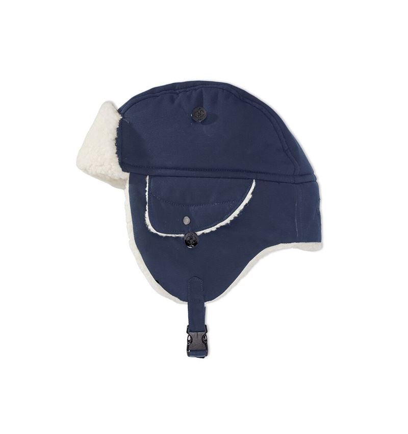 Accessories: e.s. Winter hat cotton touch + midnightblue