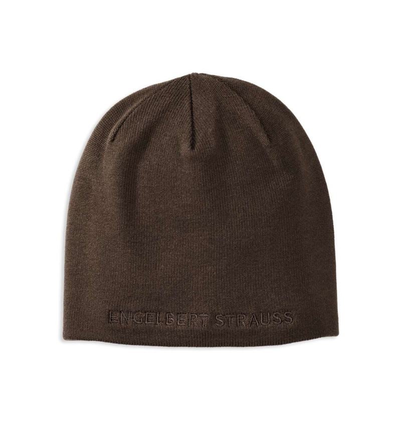 Topics: Fine knit hat e.s.dynashield + chestnut
