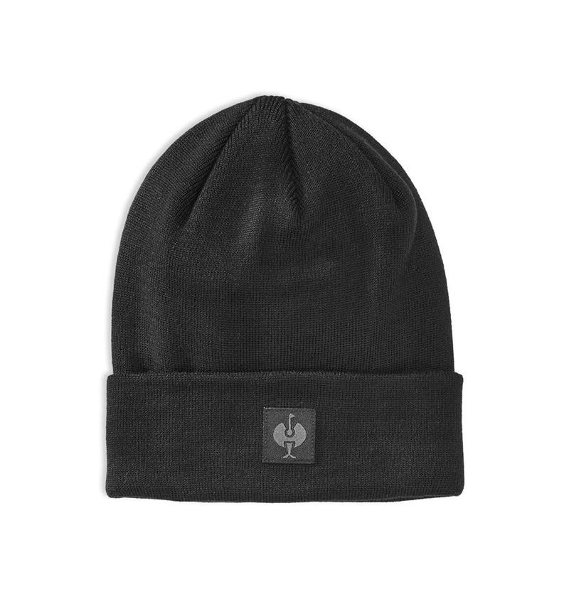 Accessories: Knitted hat e.s.iconic + black
